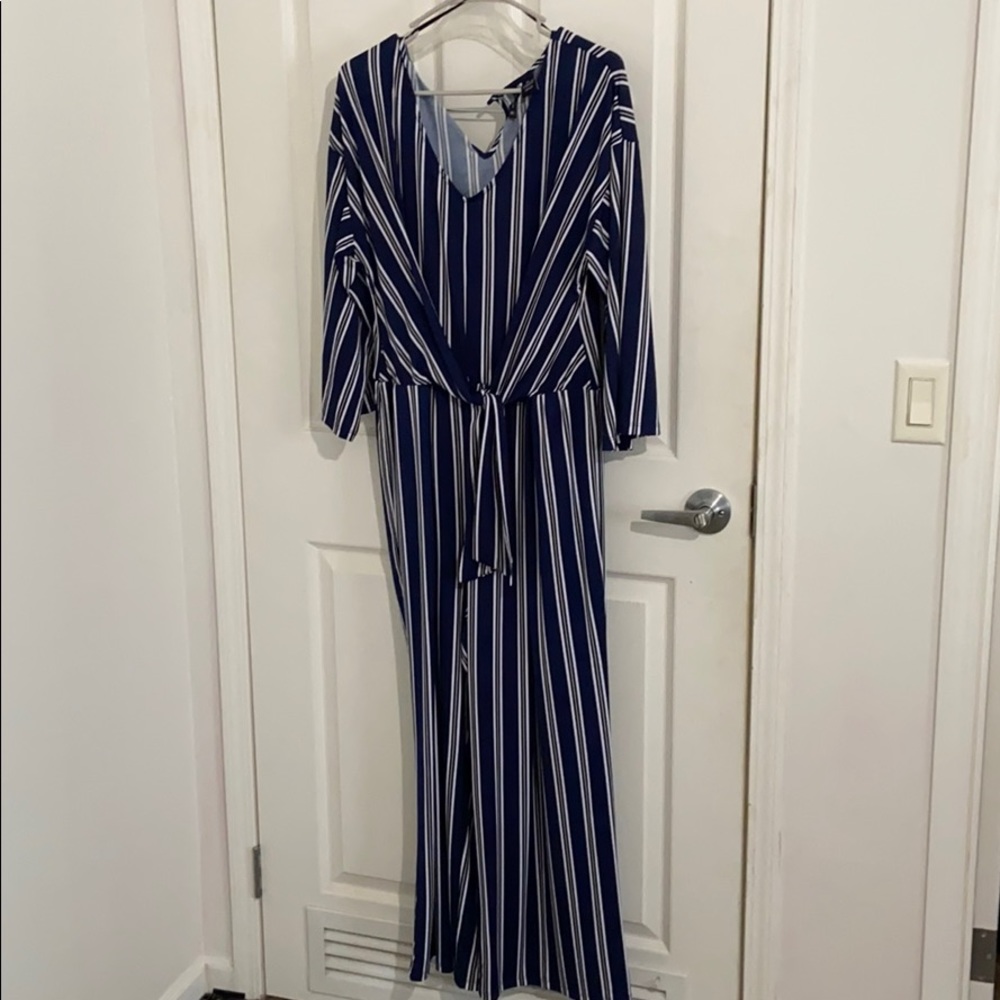 Striped romper